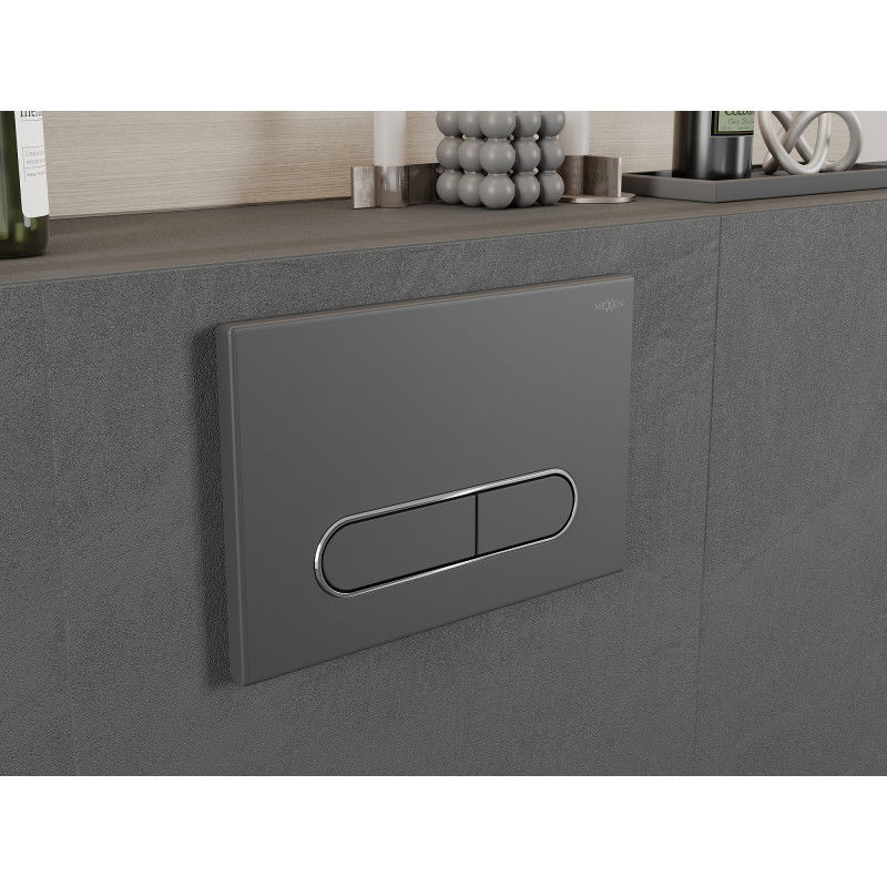 Mexen Fenix 11 бутон за промиване, gun gray - 601166