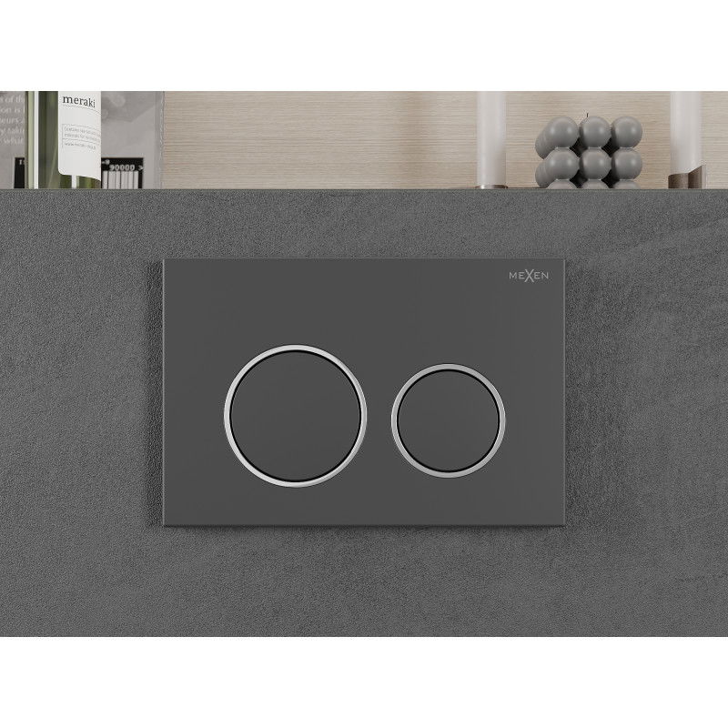 Mexen Fenix 07 XS бутон за промиване, gun gray - 600766