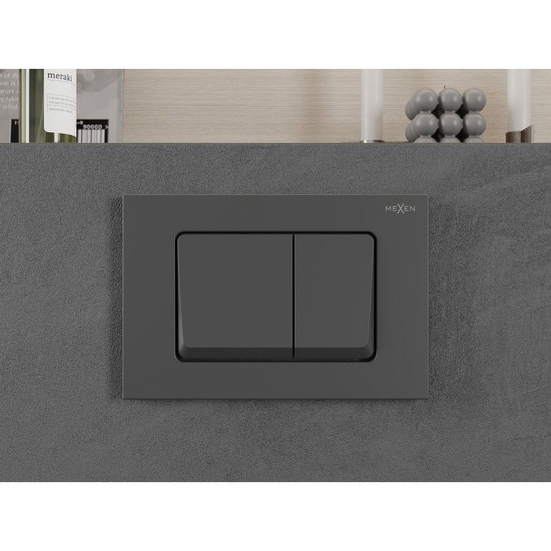 Mexen Fenix 10 XS бутон за промиване, gun gray - 601066