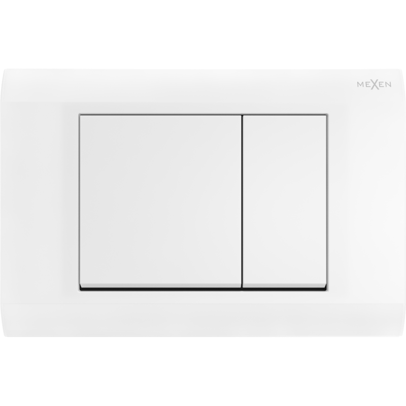 Mexen Fenix 01 бутон за промиване, бял мат - 600120
