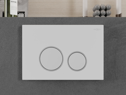 Mexen Fenix 05  бутон за промиване, бял мат - 600520