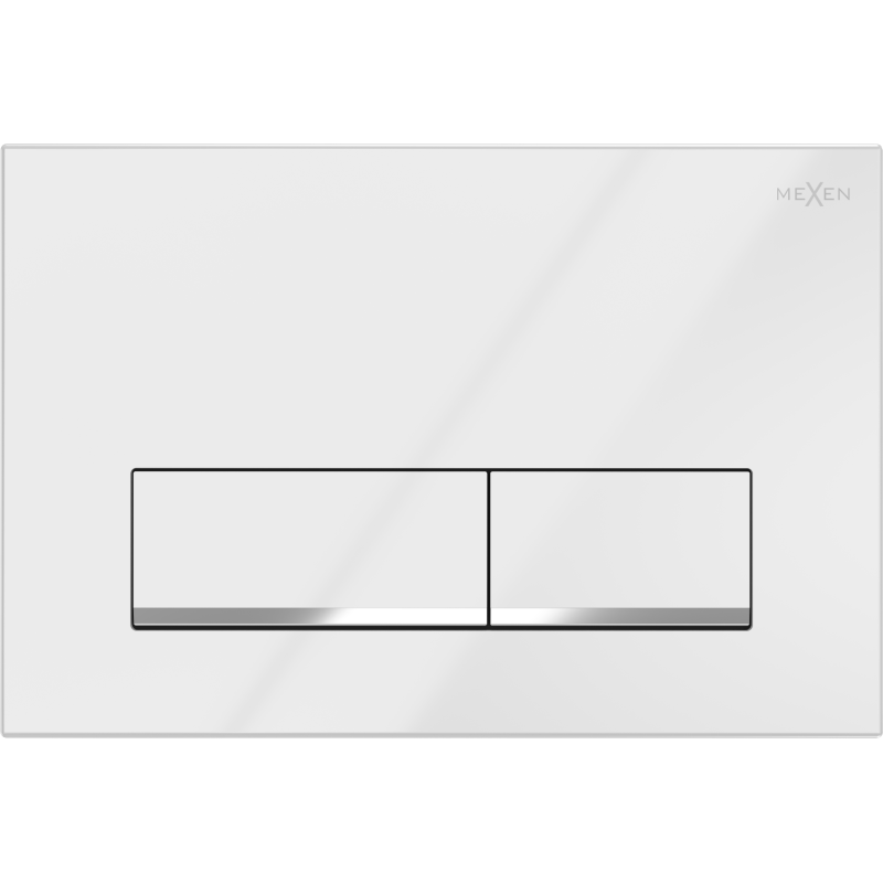 Mexen Fenix 12 бутон за промиване, бял гланц - 601200