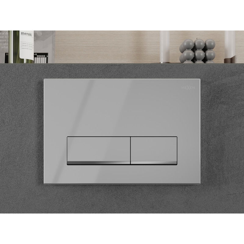 Mexen Fenix 12 бутон за промиване, лъскав хром - 601201