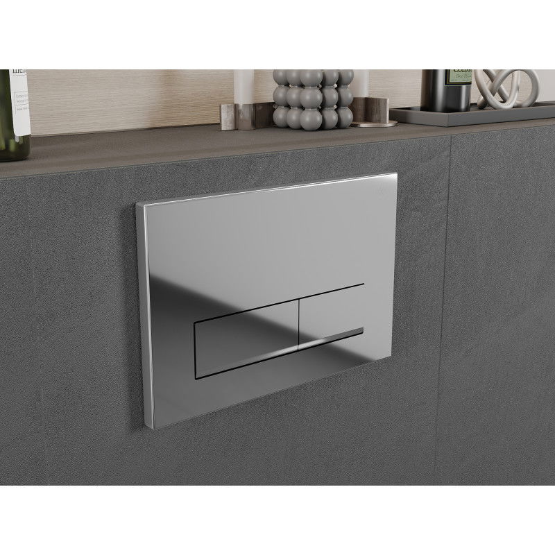 Mexen Fenix 12 бутон за промиване, лъскав хром - 601201