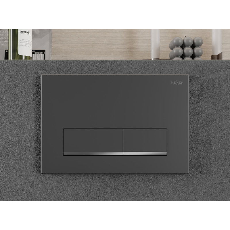 Mexen Fenix 12 бутон за промиване, gun gray - 601266