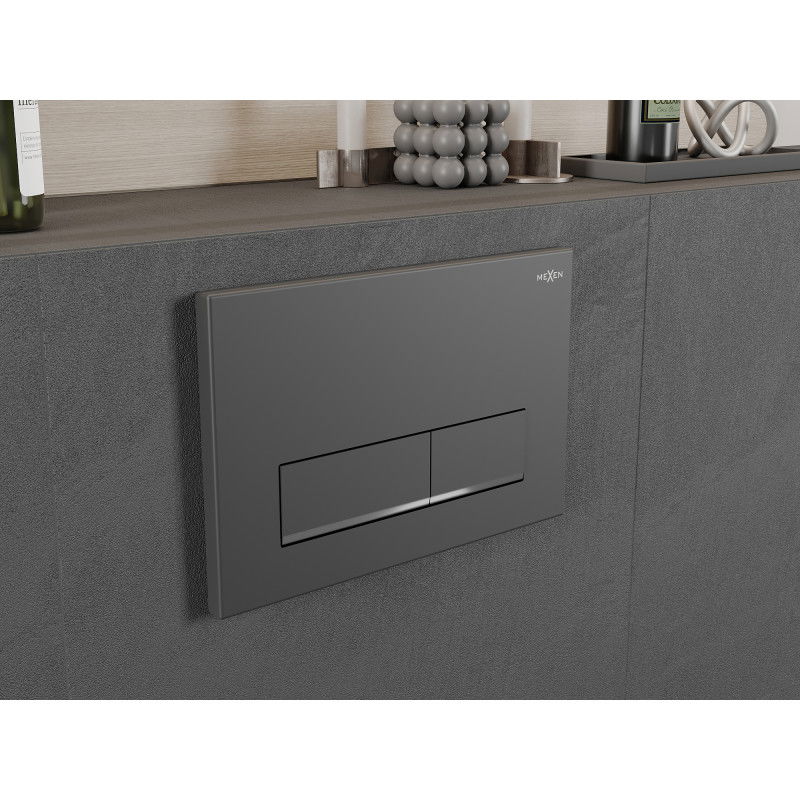 Mexen Fenix 12 бутон за промиване, gun gray - 601266