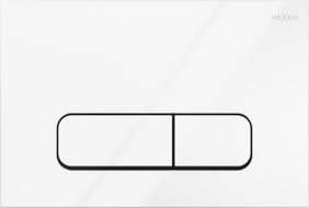 Mexen Fenix 02 бутон за промиване, бял лъскав - 600200