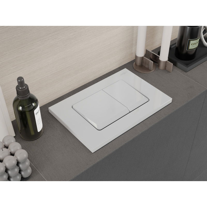 Mexen Fenix 10 XS бутон за промиване, бял гланц - 601000