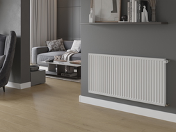 Mexen C11 плосък радиатор 300 x 2400 mm, странично свързване, 1173 W, бял - W411-030-240-00