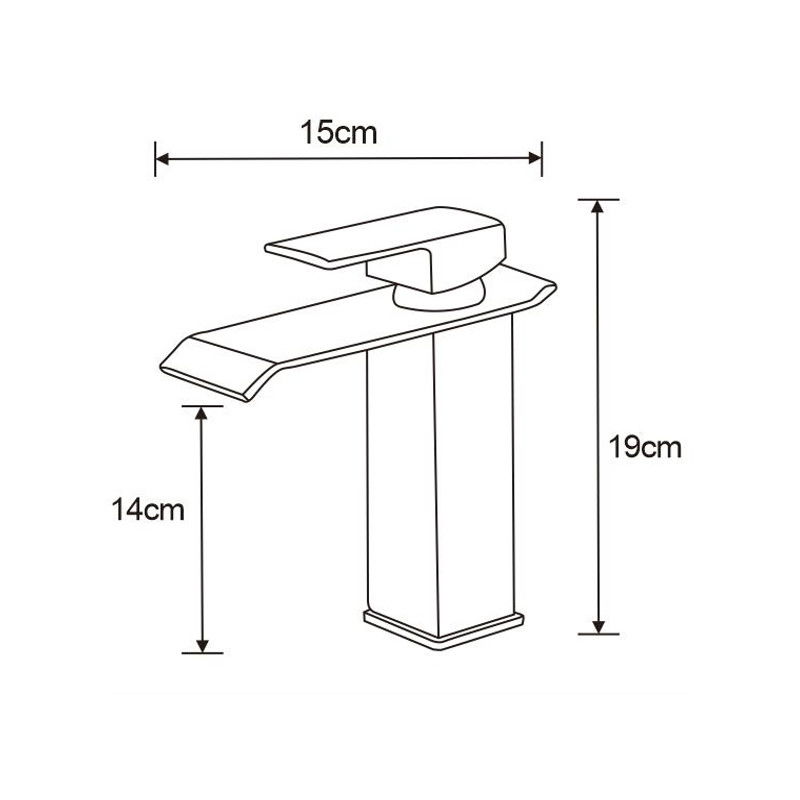 Mexen Apus батерия за умивалник, златиста - 744700-50