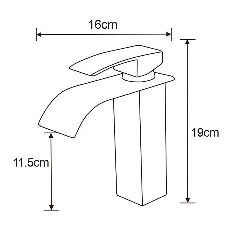 Mexen Aries смесител за мивка, златен - 744800-50