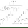 Mexen Asis закачалка за кърпи, златна - 7017632-50