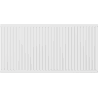 Mexen C22 панелен радиатор 900 x 2400 mm, странично свързване, 5483 W, бял - W422-090-240-00
