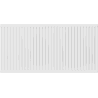 Mexen C33 плочест нагревател 400 x 1100 mm, странично свързване, 1858 W, бял