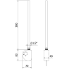 Mexen FA-D електрически нагревател 300 W, бял - W950-0300-20