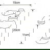 Mexen Draco батерия за мивка, черна - 745400-70