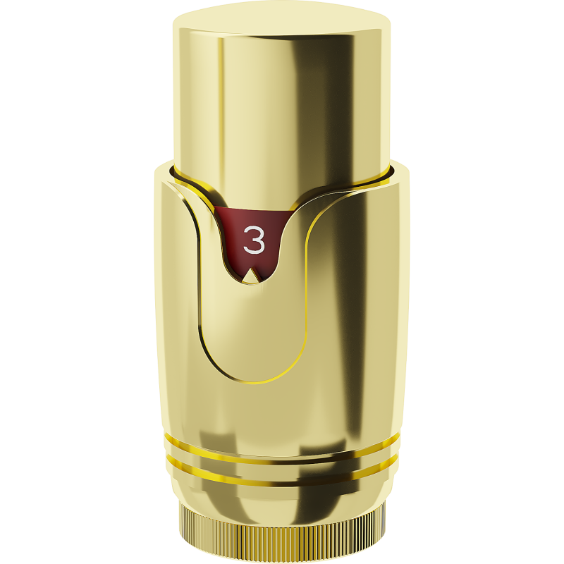 Mexen Uni-Term термостатична глава за радиатор, златна - W900-000-50