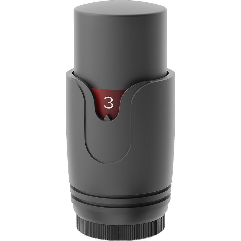 Mexen Uni-Term термостатична глава за радиатор, антрацит - W900-000-66