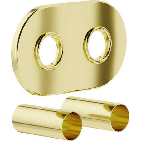 Mexen Uni-Term R златен двоен комплект за скриване на радиатора - W905-000-50