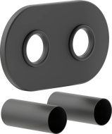 Mexen Uni-Term R двоен комплект за замаскиране на радиатор, антрацит - W905-000-66