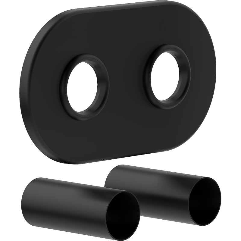 Mexen Uni-Term R двоен маскиращ комплект за радиатор, черен - W905-000-70