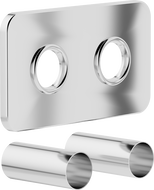 Mexen Uni-Term Двоен маскиращ комплект за радиатор, хром - W910-000-01