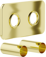 Mexen Uni-Term S двоен покривен комплект за радиатор, златен - W910-000-50