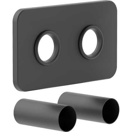 Mexen Uni-Term Двоен камуфлажен комплект за радиатор, антрацит - W910-000-66