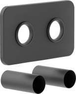 Mexen Uni-Term Двоен камуфлажен комплект за радиатор, антрацит - W910-000-66