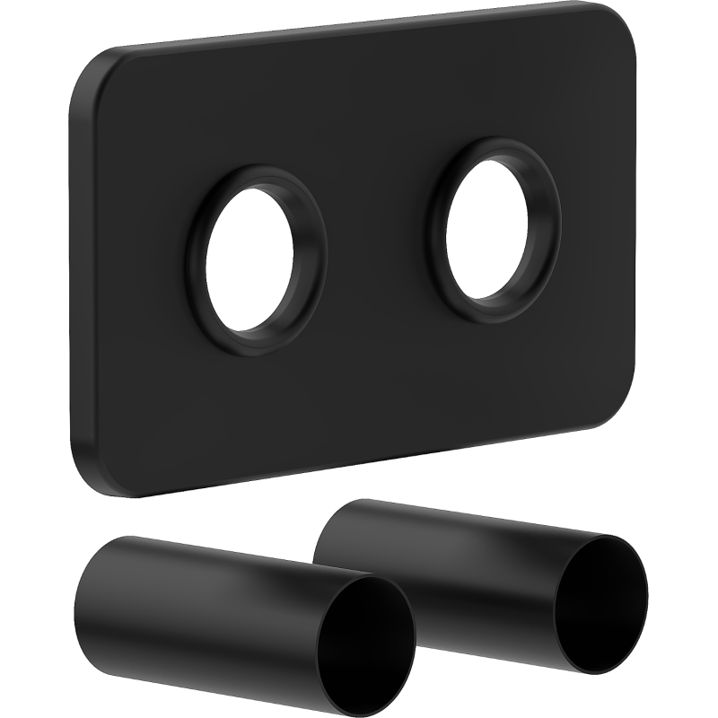 Mexen Uni-Term Двоен комплект за прикриване на радиатор, черен - W910-000-70