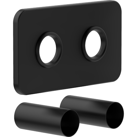 Mexen Uni-Term Двоен комплект за прикриване на радиатор, черен - W910-000-70