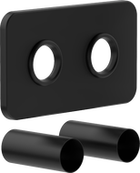 Mexen Uni-Term Двоен комплект за прикриване на радиатор, черен - W910-000-70