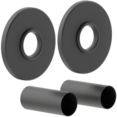 Mexen Uni-Term R единичен комплект за маскиране на радиатор, антрацит - W904-000-66