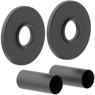 Mexen Uni-Term R единичен комплект за маскиране на радиатор, антрацит - W904-000-66