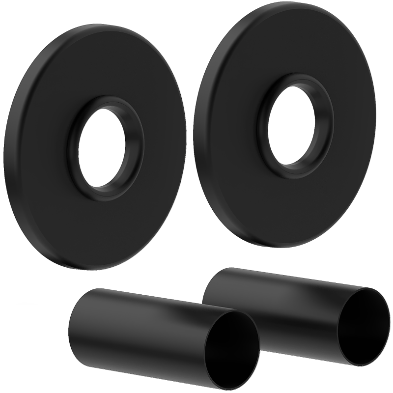 Mexen Uni-Term R единичен комплект за маскиране на радиатор, черен - W904-000-70