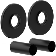 Mexen Uni-Term R единичен комплект за маскиране на радиатор, черен - W904-000-70