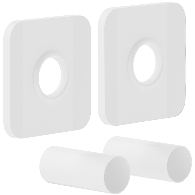 Mexen Uni-Term Единичен комплект за маскиране за радиатор, бял - W909-000-20