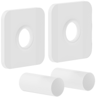 Mexen Uni-Term Единичен комплект за маскиране за радиатор, бял - W909-000-20