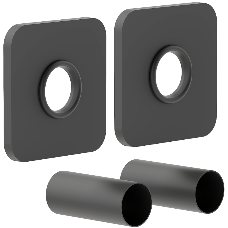 Mexen Uni-Term S единичен комплект за маскиране на радиатор, антрацит - W909-000-66