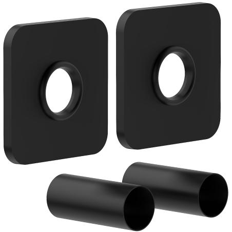 Mexen Uni-Term S комплект за радиатор, черен - W909-000-70