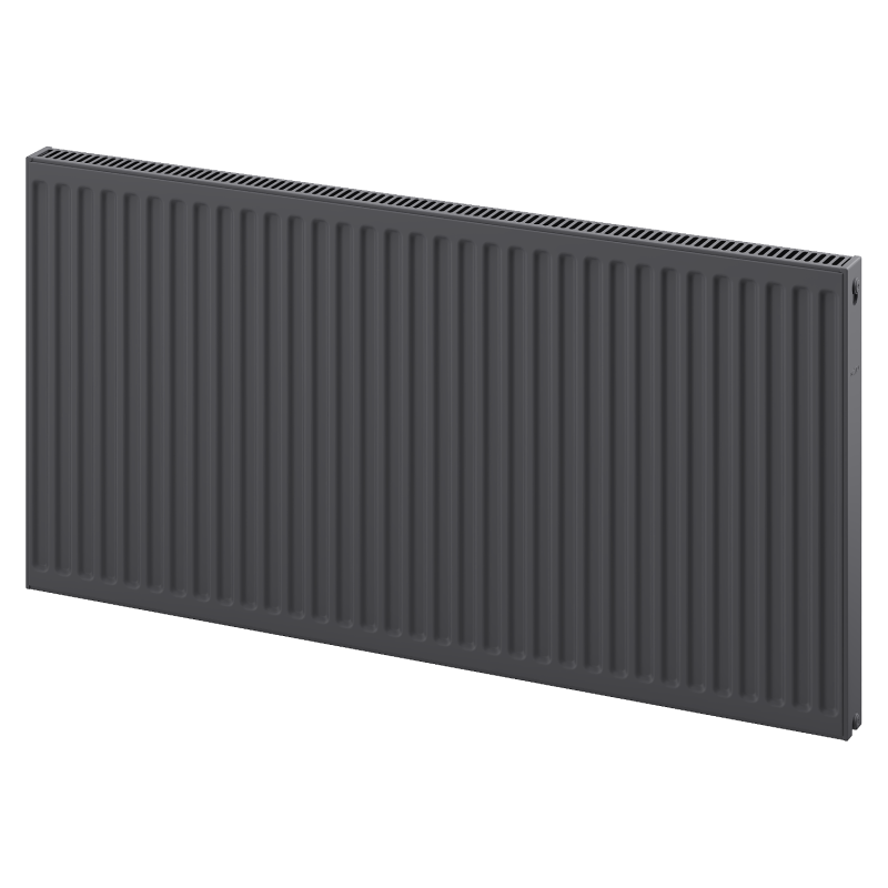 Mexen C11 плосък радиатор 600 x 2000 mm, странично свързване, 1867 W, антрацит - W411-060-200-66