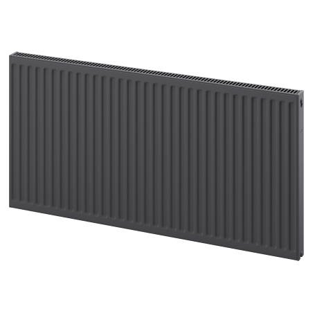 Mexen C11 плосък радиатор 600 x 2000 mm, странично свързване, 1867 W, антрацит - W411-060-200-66