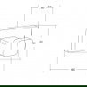 Mexen Asis хром за кърпи, златен - 7017635-50