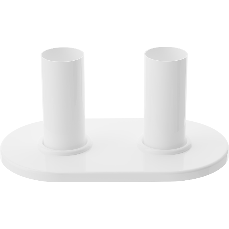 Mexen Uni-Term R двоен маскиращ комплект за радиатор, бял - W905-000-20