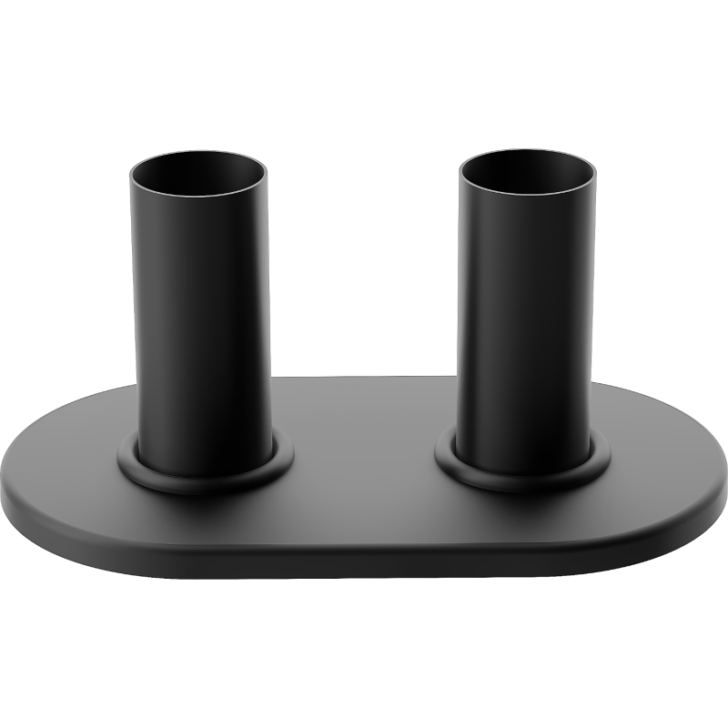 Mexen Uni-Term R двоен маскиращ комплект за радиатор, черен - W905-000-70