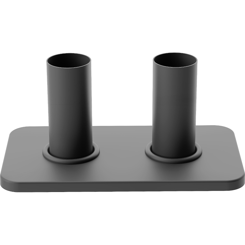 Mexen Uni-Term Двоен камуфлажен комплект за радиатор, антрацит - W910-000-66