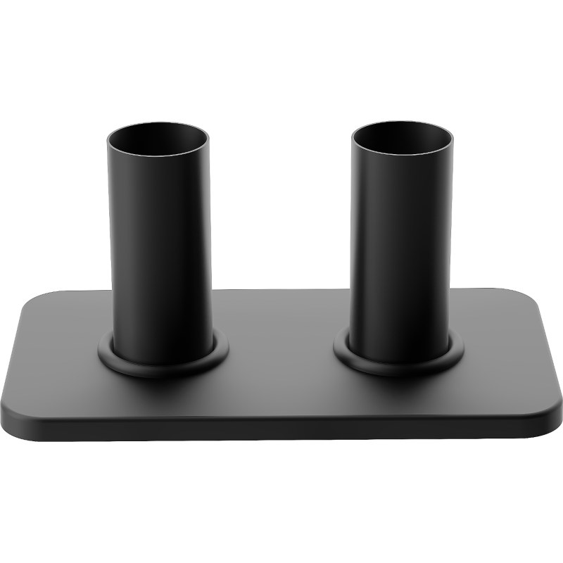 Mexen Uni-Term Двоен комплект за прикриване на радиатор, черен - W910-000-70