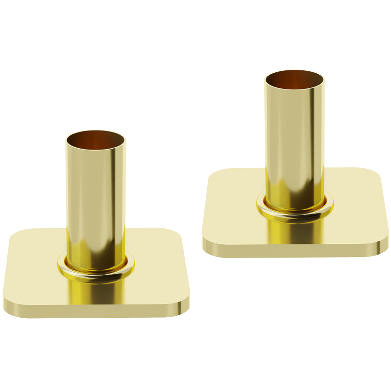 Mexen Uni-Term Единичен комплект за маскиране на радиатор, златен - W909-000-50