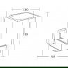 Mexen Asis държач за четки, златен - 7017638-50