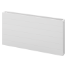 Mexen Line CL22 плосък радиатор 400 x 1200 mm, странично свързване, 1366 W, бял - W422L-040-120-00